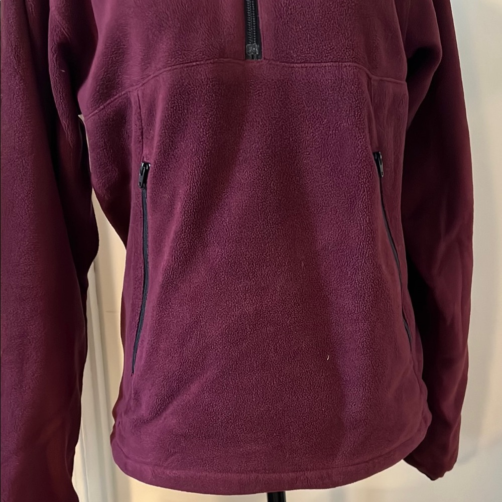Adidas | Women’s Size Burgundy XS Fleece Pullover - Picture 4 of 9